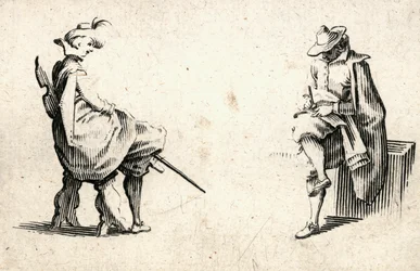 Caprices van verschillende figuren