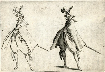 Caprices van verschillende figuren