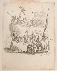 Christus doorboord door de lans, nr. 11 van 11 uit La Petite Passion