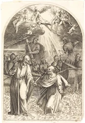 Christus Wandelend op het Water [tweede plaat]