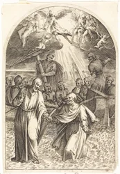 Christus loopt op het water [tweede plaat]