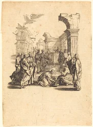 Christus wast de voeten van de apostelen
