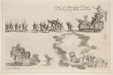 Gevecht bij de Barrière, Intocht van de Prins van Plaltzbourg