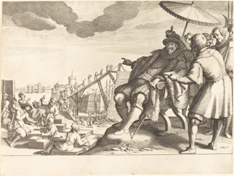 Constructie en Versterking van de Haven van Livorno