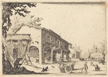 Binnenplaats van een Boerderij