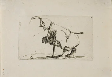 Kreupel met een pet, uit Varie Figure Gobbi
