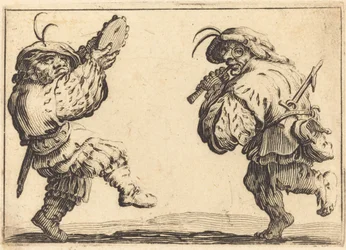 Dansers met Fluit en Tamboerijn, c. 1617