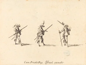 Oefening met het musket