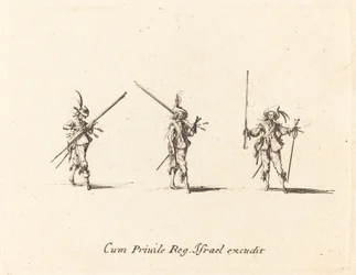 Oefening met het Musket