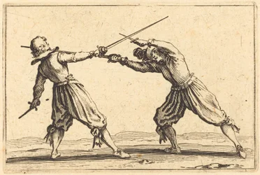 Duel met zwaarden en dolken