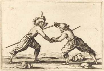 Duel met zwaarden, ca. 1622