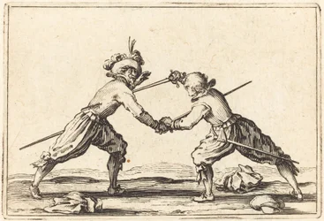 Duel met zwaarden, ca. 1622