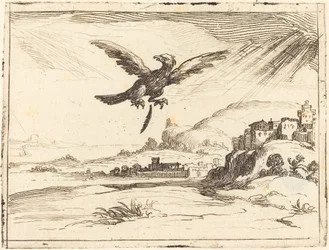Adelaar verliest een oude veer, 1628