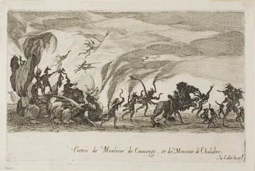 Intocht van M. de Couvonage en M. de Chalabre, uit Het Gevecht bij de Barrière
