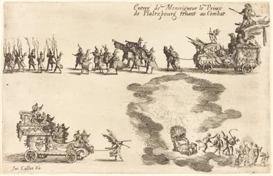 Intocht van de Prins van Pfaltzbourg