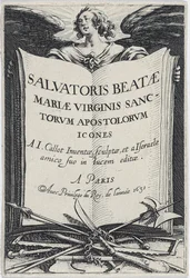 Frontispice uit Les Grands Apôtres, 1631