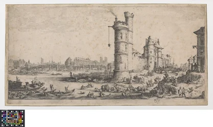 Gezicht op de Pont Neuf