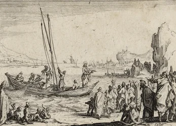 Jezus predikend aan de zee, 1635
