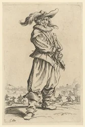 Krijger met de grote verenhoed