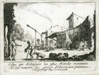 Het leven van de verloren zoon ... (gravure)