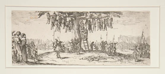La pendaison uit Les grandes miseres de la guerre