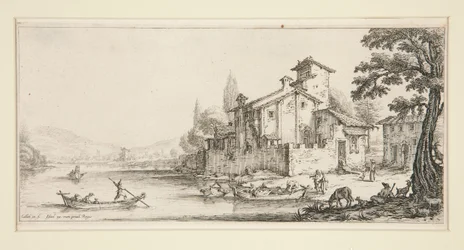 De wandeling op het water (Op de rivier), uit Landschappen voor Giovanni de