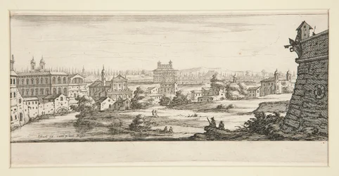Landschap met Grote, Imposante Gebouwen