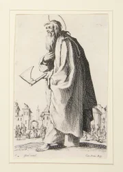 Les Grands Apotres Debout, Representant le Sauveur, la Bienheureuse et les Saints Apotres Marie