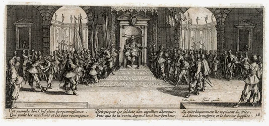 De ellende en tegenspoed van de oorlog ... (gravure)