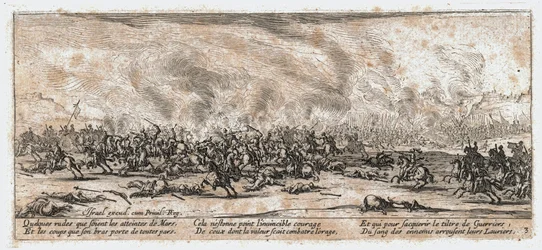 De ellende en tegenspoed van de oorlog ... (gravure)
