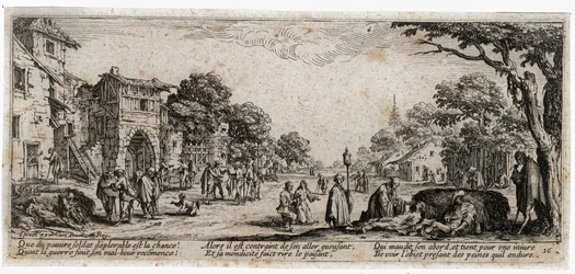 De ellende en tegenspoed van de oorlog ... (gravure)