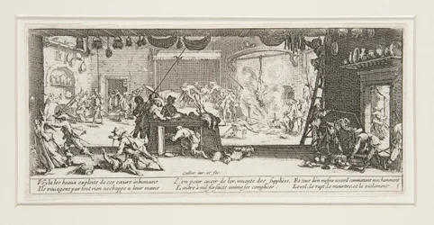 Les grandes misères de la guerre: No. 5 - De plundering van
