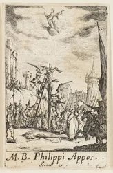 Martelaarschap van Saint Philippe, plaat acht uit De Martelarijen van de Apostelen