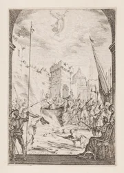 Martelaarschap van St. Johannes de Evangelist, nr. 2 uit Het Martelaarschap van de Apostelen