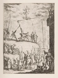 Martelaarschap van St. Peter, nr. 4 uit Het Martelaarschap van de Apostelen