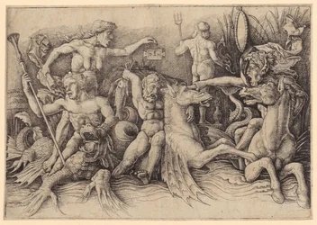 Het martelaarschap van de heilige Barnabas, blad 15 uit de reeks „De martelaarschappen van de apostelen”