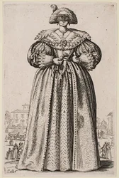 Gemaskerde dame, uit de serie 