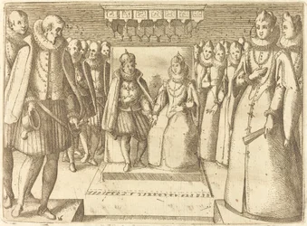 Ontmoeting van Margaretha van Oostenrijk en Filips III, 1612