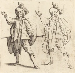 Officier met Grote Pluim, Vooraanzicht