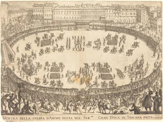 Parade in het amfitheater