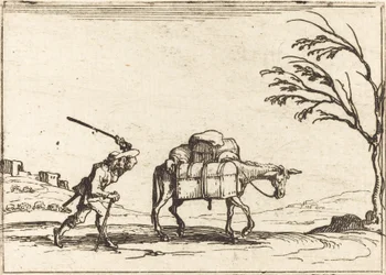 Boer Die Zijn Ezel Slaat