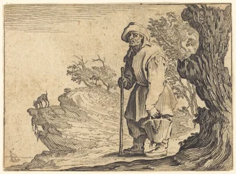 Boer met zak