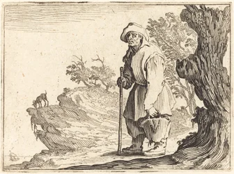Boer met zak