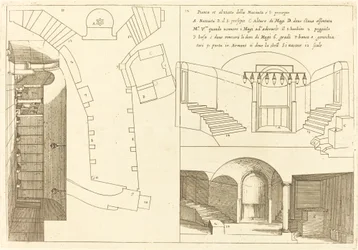 Plattegrond en Elevatie van de Kerk van de Heilige Geboorte