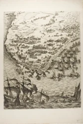 Plaat Vier uit La Siège de la Rochelle