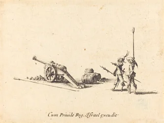 Voorbereiding om het Kanon af te vuren, 1634-1635