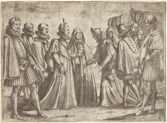 Ontvangst in Mantua [recto]