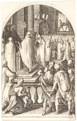 Sint Basilus viert de Mis
