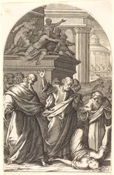 Sapphira gestraft door de dood, 1608-1611