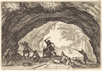 Soldaten die rovers aanvallen